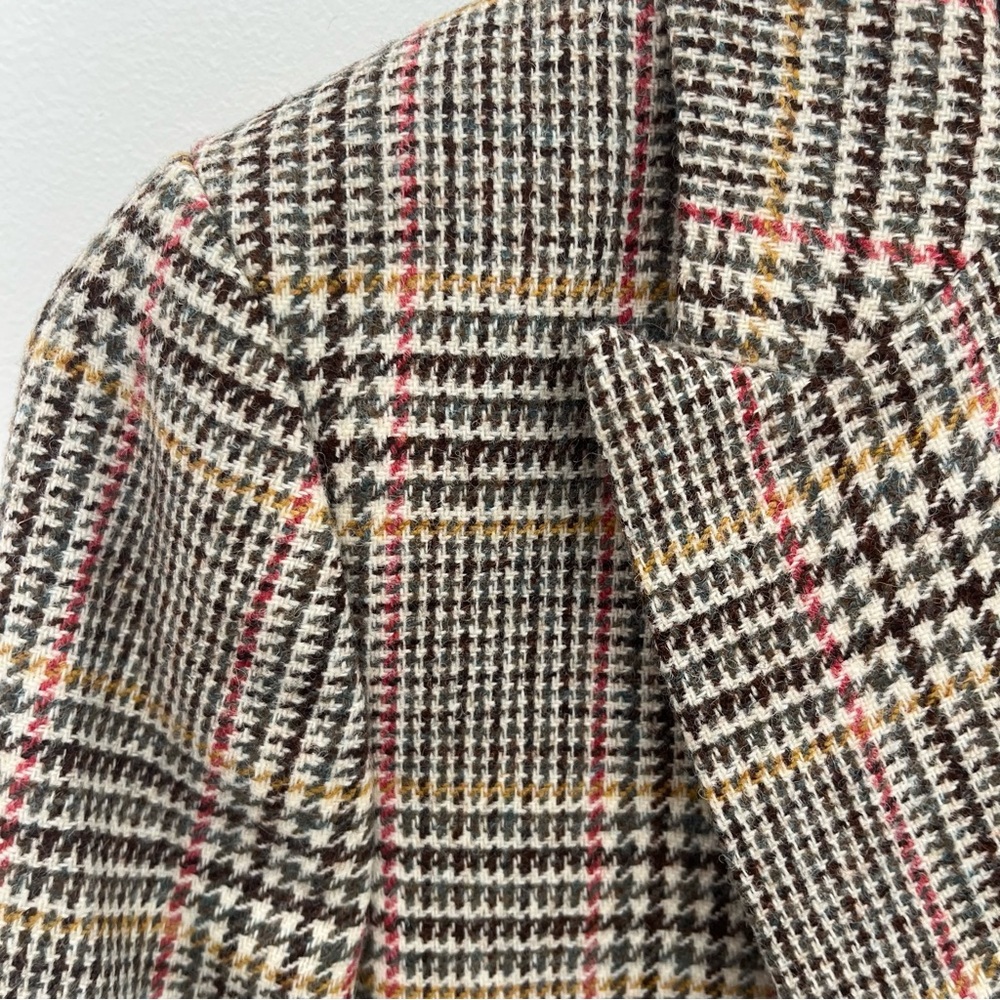 J. Crew Somerset Blazer in Glen Plaid English Wool Tailored Fitted | women’s 6T - Picture 11 of 15